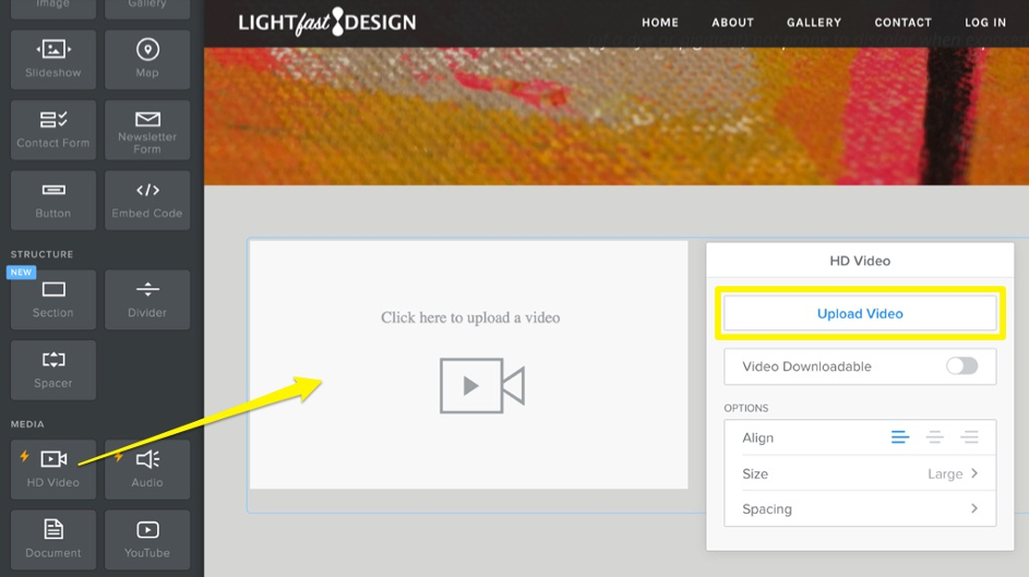 How do I customize my background i Weebly